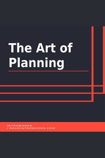 The Art of Planning - cover