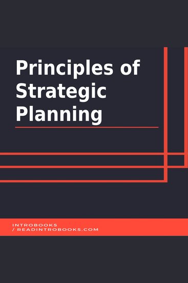 Principles of Strategic Planning - cover