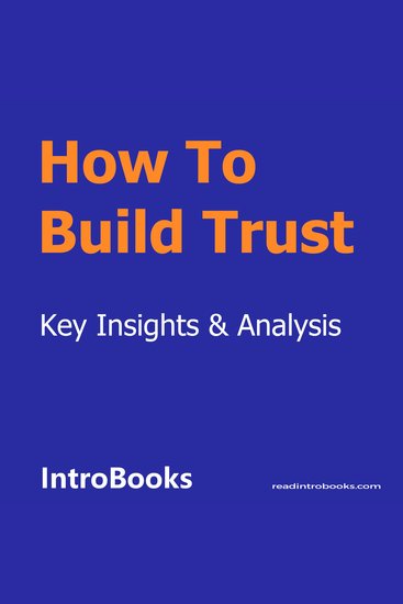 How To Build Trust - cover