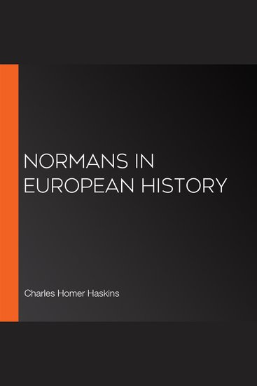 Normans in European History - cover
