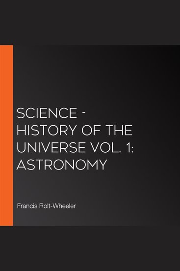 Science - History of the Universe Vol 1: Astronomy - cover