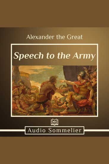 Speech to the Army - cover