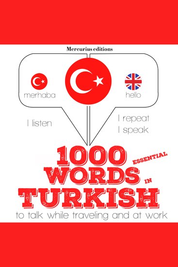 1000 essential words in Turkish - cover