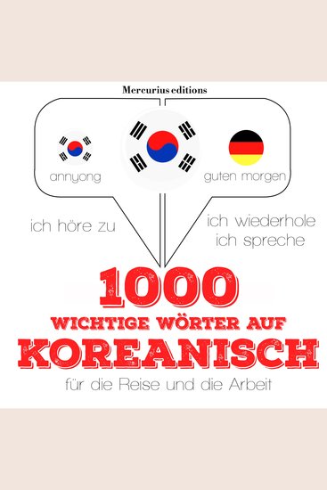 1000 wichtige Wörter auf Koreanisch für die Reise und die Arbeit - cover