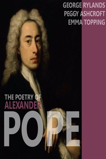 The Poetry of Alexander Pope - cover