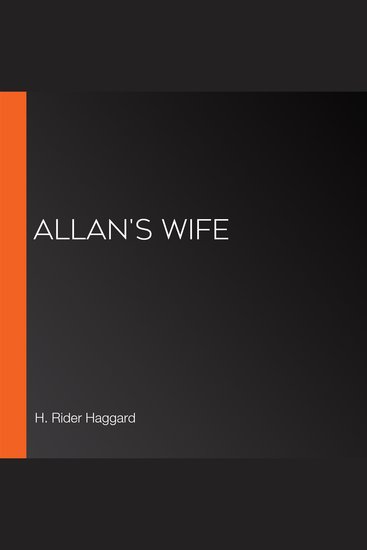 Allan's Wife - cover