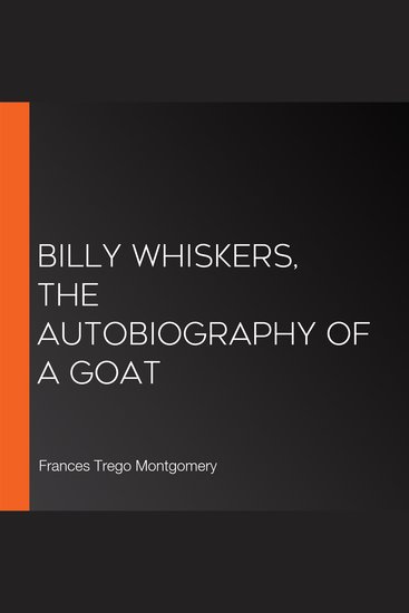 Billy Whiskers the Autobiography of a Goat - cover