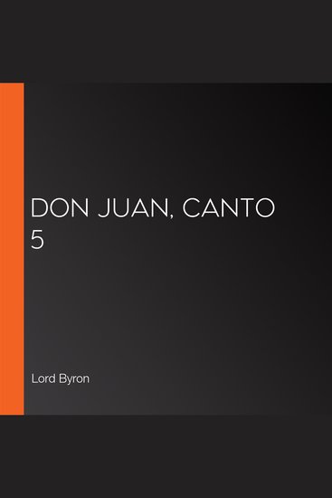 Don Juan Canto 5 - cover
