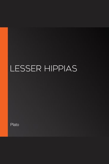 Lesser Hippias - cover