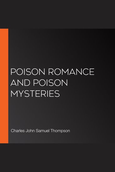 Poison Romance And Poison Mysteries - cover