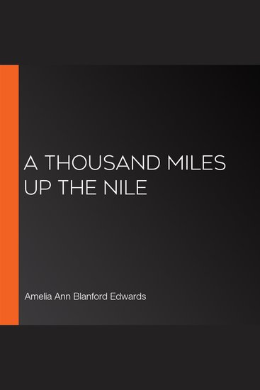A Thousand Miles up the Nile - cover