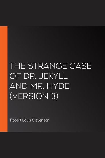 Strange Case of Dr Jekyll and Mr Hyde The (version 3) - cover