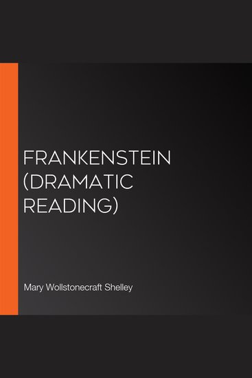 Frankenstein (dramatic reading) - cover