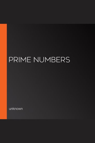 Prime Numbers - cover