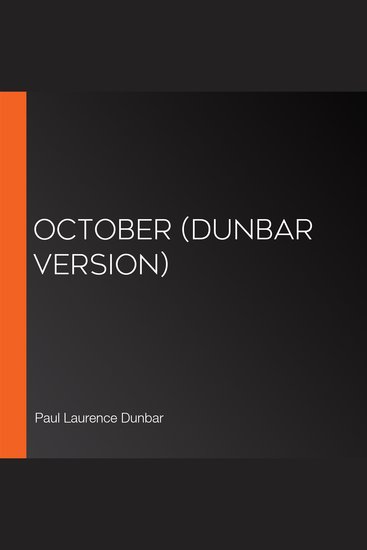 October (Dunbar version) - cover