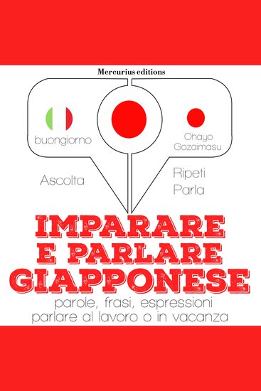 Imparare e parlare giapponese - cover