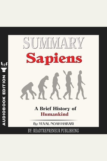 Summary of Sapiens - A Brief History of Humankind by Yuval Noah Harari - cover