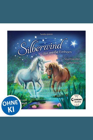 Silberwind das weiße Einhorn (Band 4) - Sturmwolkes Geheimnis - Begleite das Einhorn Silberwind auf seinen Abenteuern - cover