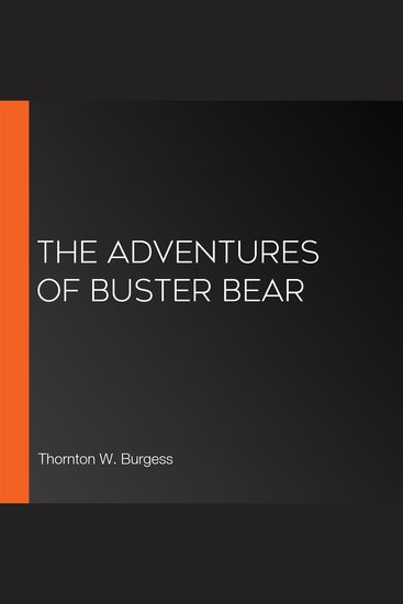 The Adventures of Buster Bear - cover