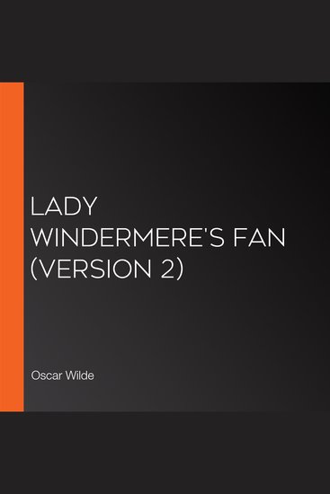 Lady Windermere's Fan (Version 2) - cover