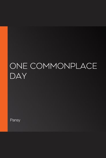 One Commonplace Day - cover