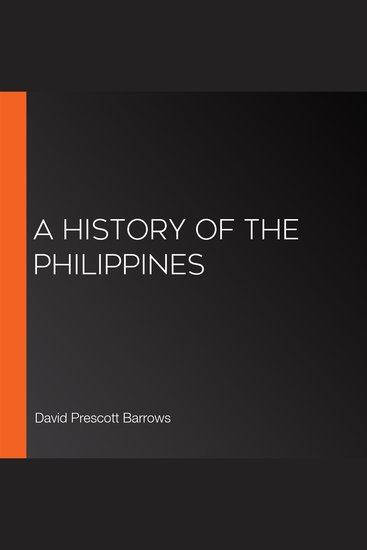 A History of the Philippines - cover