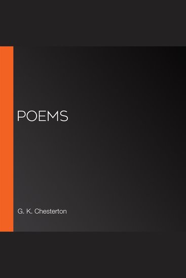 Poems - cover