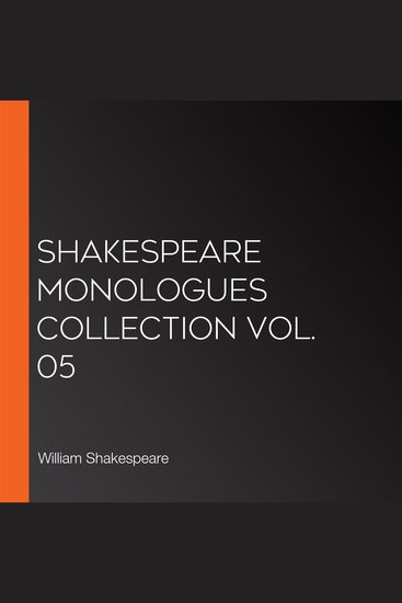 Shakespeare Monologues Collection vol 05 - cover