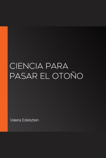Ciencia para pasar el otoño - cover