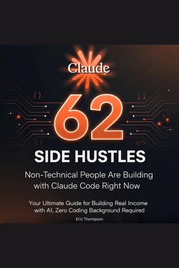 62 Side Hustles Non-Technical People Are Building with Claude Code Right Now - Your Ultimate Guide for Building Real Income with AI Zero Coding Background Required - cover