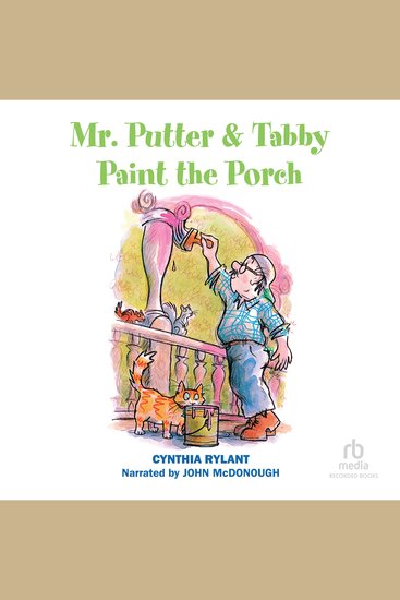 Mr Putter and Tabby Paint the Porch - cover
