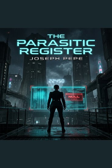 The Parasitic Register - In a world where your worth is a number the ultimate crime is doing the math - cover