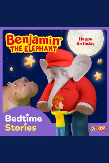 Benjamin the Elephant Bedtime Stories for Kids Happy Birthday - cover