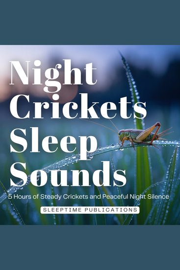 Night Crickets Sleep Sounds - 5 Hours of Steady Crickets and Peaceful Night Silence - cover