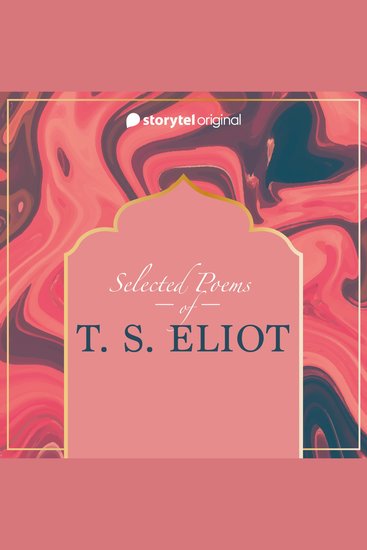 Selected poems of TS Eliot - cover