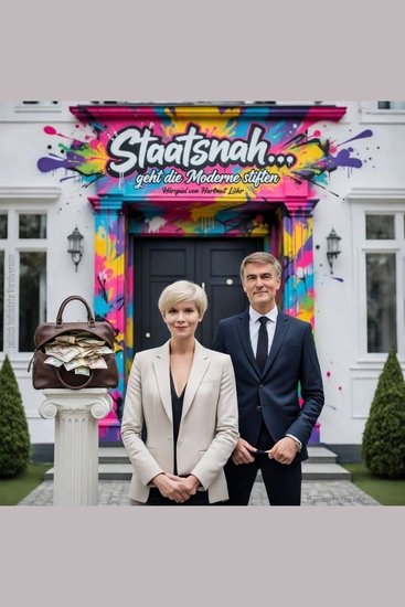 Staatsnah geht die Moderne stiften - Eine schonungslose Hörspiel-Satire - cover