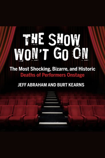 The Show Won't Go On - The Most Shocking Bizarre and Historic Deaths of Performers Onstage - cover