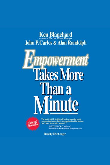 Empowerment Takes More Than a Minute - cover