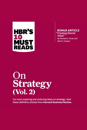 HBR's 10 Must Reads on Strategy Vol 2 - cover