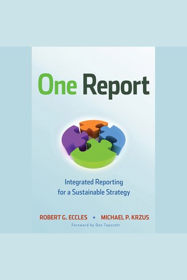 One Report - Integrated Reporting for a Sustainable Strategy - cover