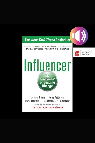 Influencer - The New Science of Leading Change Second Edition - cover