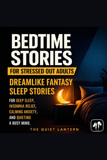 Bedtime Stories for Stressed Out Adults: Dreamlike Fantasy Sleep Stories - For Deep Sleep Insomnia Relief Calming Anxiety and Quieting a Busy Mind - cover