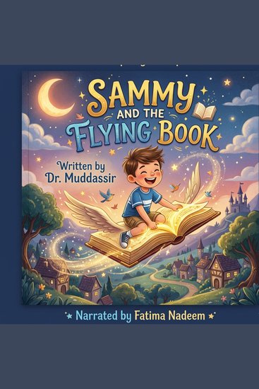 Sammy and the Flying Book - A Magical Adventure of Curiosity and Discovery - cover