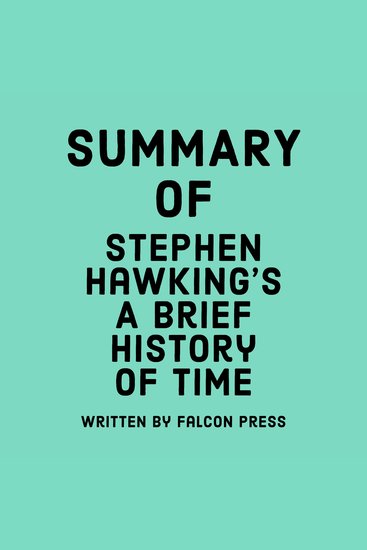 Summary of Stephen Hawking's A Brief History of Time - cover
