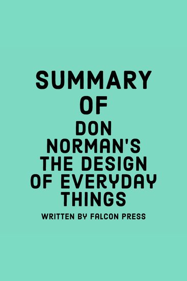 Summary of Don Norman’s The Design of Everyday Things - cover
