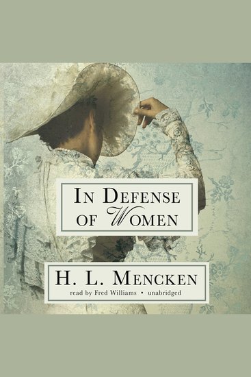 In Defense of Women - cover