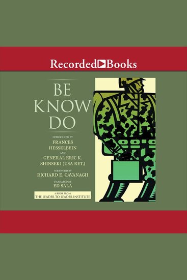 Be Know Do - Leadership the Army Way - cover