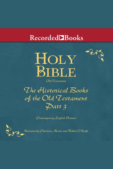 Holy Bible: The Historical Books of the Old Testament Part 3 Volume 8 - cover