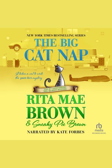 The Big Cat Nap - The 20th Anniversary Mrs Murphy Mystery - cover
