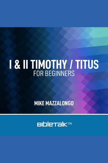 I & II Timothy Titus for Beginners - cover